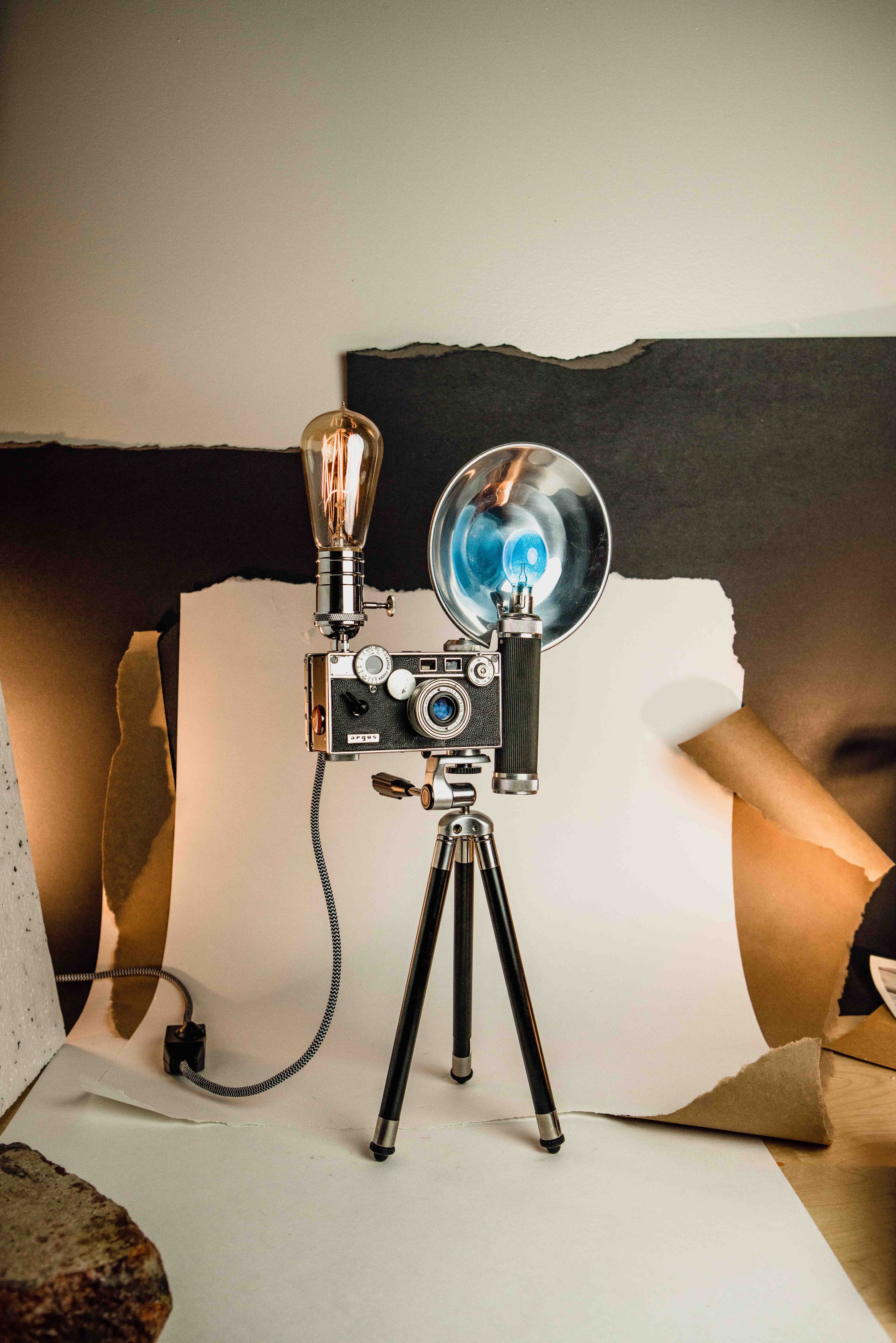 Camera tripod lamp cheap